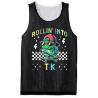 Rollin Into Tk Dinosaur First Day Of Tk I’M Ready For Tk Mesh Reversible Basketball Jersey Tank