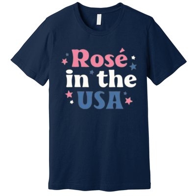 Rose In The USA 4th Of July Premium T-Shirt