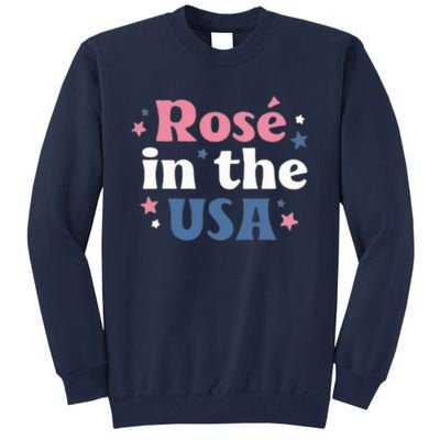 Rose In The USA 4th Of July Tall Sweatshirt