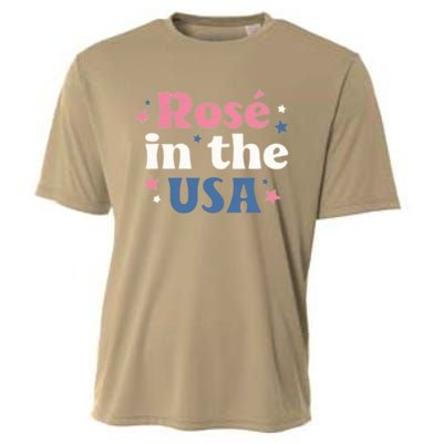 Rose In The USA 4th Of July Cooling Performance Crew T-Shirt