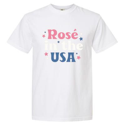 Rose In The USA 4th Of July Garment-Dyed Heavyweight T-Shirt