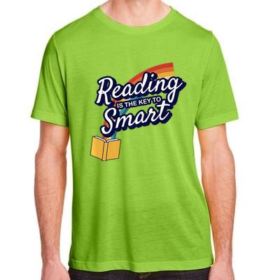 Reading Is The Key To Smart Adult ChromaSoft Performance T-Shirt