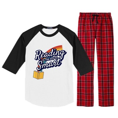 Reading Is The Key To Smart Raglan Sleeve Pajama Set