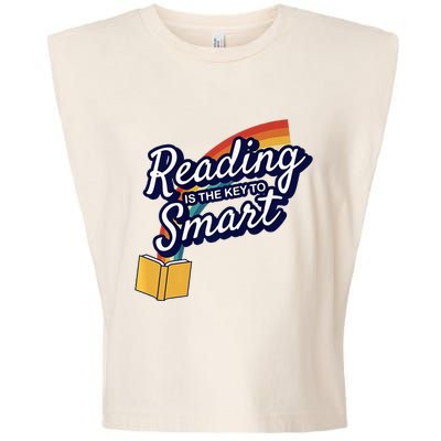 Reading Is The Key To Smart Garment-Dyed Women's Muscle Tee