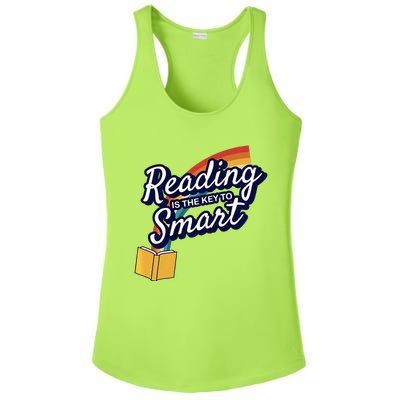 Reading Is The Key To Smart Ladies PosiCharge Competitor Racerback Tank