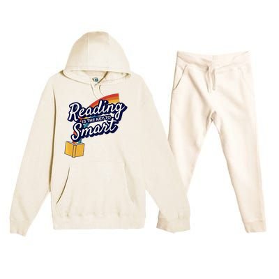 Reading Is The Key To Smart Premium Hooded Sweatsuit Set