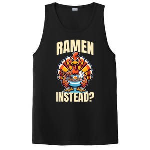 Ramen Instead Turkey Funny Thanksgiving PosiCharge Competitor Tank