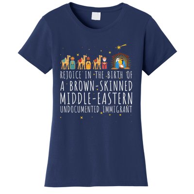 Rejoice In The Birth Of A Brown Skinned Middle Eastern Women's T-Shirt