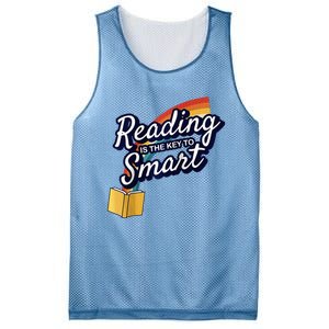 Reading Is The Key To Smart Raglan Mesh Reversible Basketball Jersey Tank