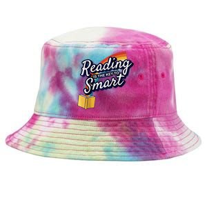 Reading Is The Key To Smart Raglan Tie-Dyed Bucket Hat