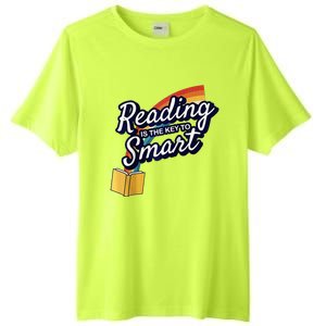 Reading Is The Key To Smart Raglan Tall Fusion ChromaSoft Performance T-Shirt