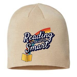 Reading Is The Key To Smart Raglan Sustainable Beanie