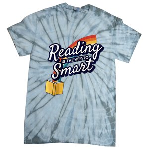 Reading Is The Key To Smart Raglan Tie-Dye T-Shirt