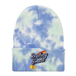 Reading Is The Key To Smart Raglan Tie Dye 12in Knit Beanie