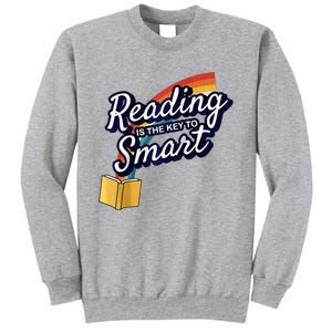 Reading Is The Key To Smart Raglan Sweatshirt