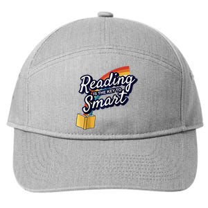 Reading Is The Key To Smart Raglan 7-Panel Snapback Hat