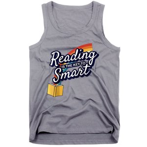 Reading Is The Key To Smart Raglan Tank Top