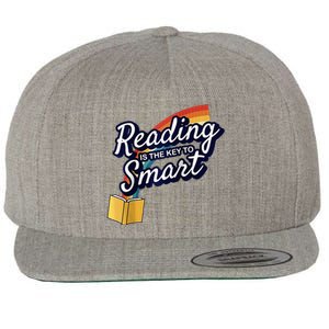 Reading Is The Key To Smart Raglan Wool Snapback Cap