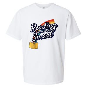 Reading Is The Key To Smart Raglan Sueded Cloud Jersey T-Shirt