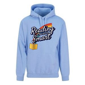 Reading Is The Key To Smart Raglan Unisex Surf Hoodie