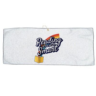 Reading Is The Key To Smart Raglan Large Microfiber Waffle Golf Towel