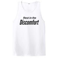 Rest In The Discomfort Gym Life Motivational PosiCharge Competitor Tank