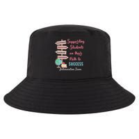 Retro Intervention Team Teacher Early Intervention Squad Cool Comfort Performance Bucket Hat