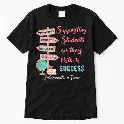 Retro Intervention Team Teacher Early Intervention Squad Tall T-Shirt