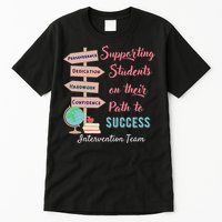 Retro Intervention Team Teacher Early Intervention Squad Tall T-Shirt