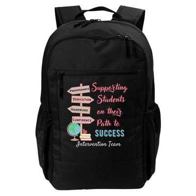 Retro Intervention Team Teacher Early Intervention Squad Backpack