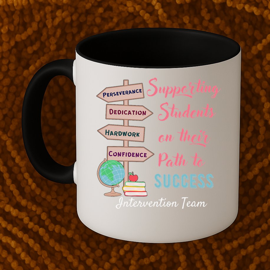 Retro Intervention Team Teacher Early Intervention Squad Mug