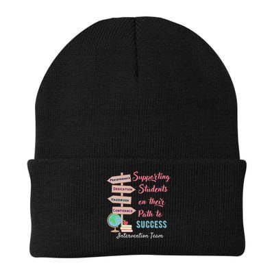 Retro Intervention Team Teacher Early Intervention Squad Beanie
