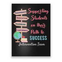 Retro Intervention Team Teacher Early Intervention Squad Poster