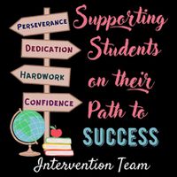 Retro Intervention Team Teacher Early Intervention Squad Poster