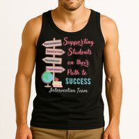 Retro Intervention Team Teacher Early Intervention Squad Tank Top