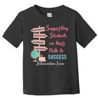 Retro Intervention Team Teacher Early Intervention Squad Toddler T-Shirt