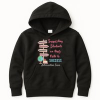 Retro Intervention Team Teacher Early Intervention Squad Kids Hoodie