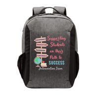 Retro Intervention Team Teacher Early Intervention Squad Vector Backpack
