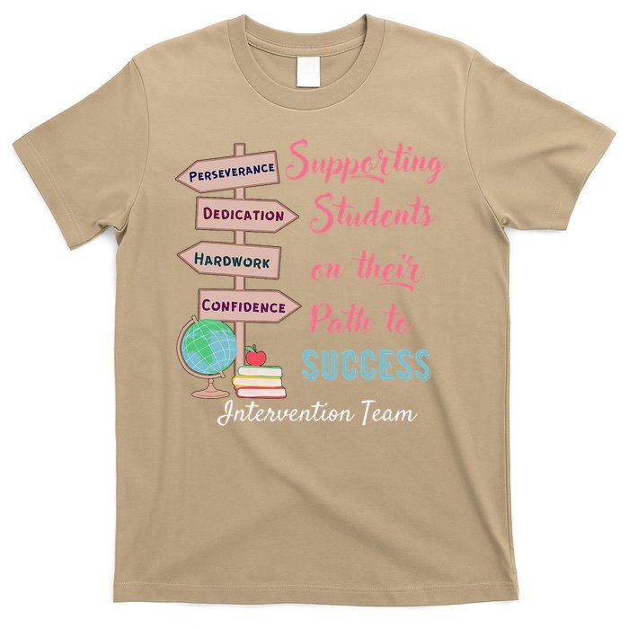 Retro Intervention Team Teacher Early Intervention Squad T-Shirt