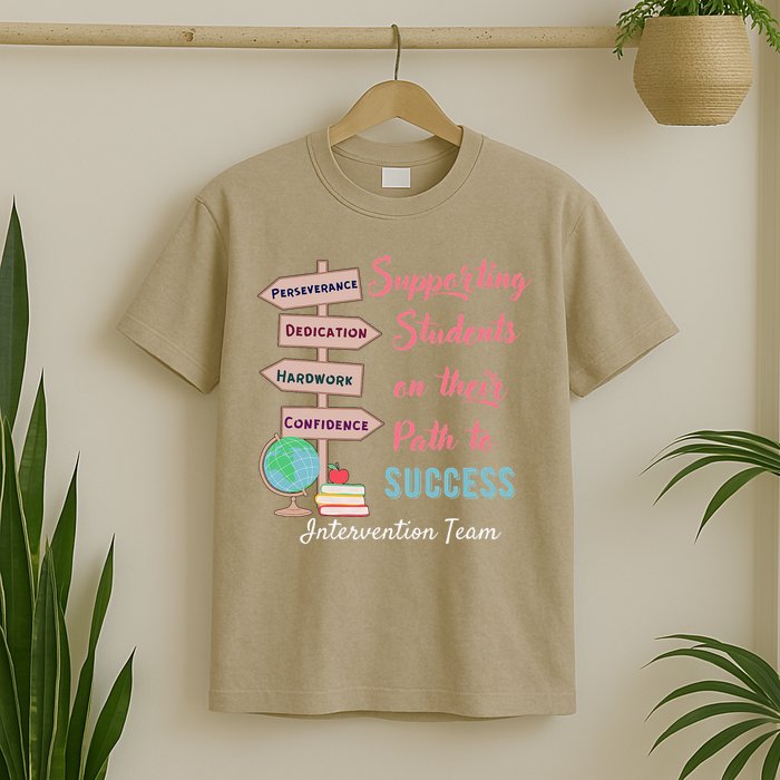 Retro Intervention Team Teacher Early Intervention Squad T-Shirt