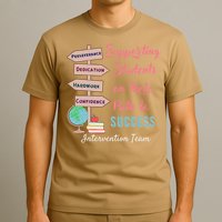 Retro Intervention Team Teacher Early Intervention Squad T-Shirt