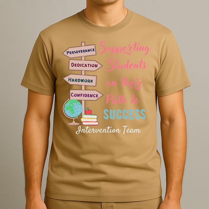 Retro Intervention Team Teacher Early Intervention Squad T-Shirt