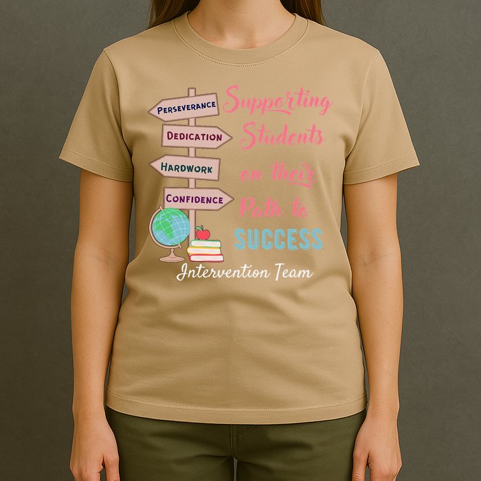 Retro Intervention Team Teacher Early Intervention Squad T-Shirt