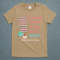 Retro Intervention Team Teacher Early Intervention Squad T-Shirt