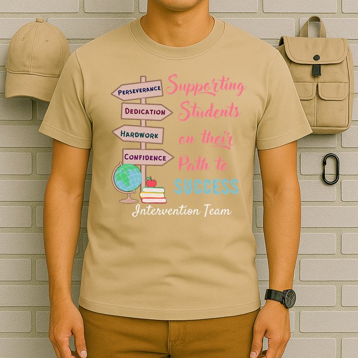 Retro Intervention Team Teacher Early Intervention Squad T-Shirt