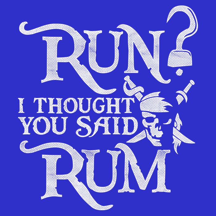 Run I Thought You Said Rum Funny Pirate Running Wine Lover 16 in Basic Backpack