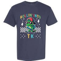 Rollin Into Tk Dinosaur First Day Of Tk I’M Ready For Tk Garment-Dyed Heavyweight T-Shirt