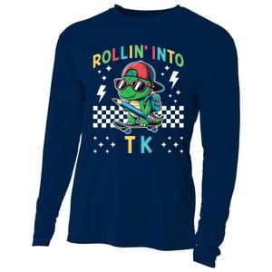 Rollin Into Tk Dinosaur First Day Of Tk I’M Ready For Tk Cooling Performance Long Sleeve Crew