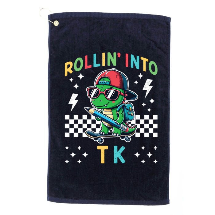 Rollin Into Tk Dinosaur First Day Of Tk I’M Ready For Tk Platinum Collection Golf Towel