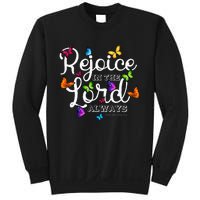 Rejoice In The Lord Always Philippians 44 Bible Verse Sweatshirt